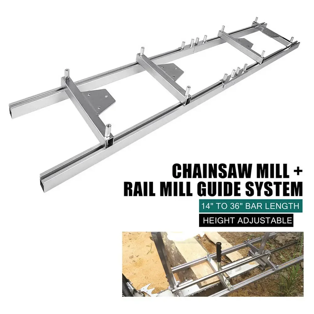 2.7M Chainsaw Wood Fixing Plate Ladder + Connector kit Ladder Tool 9ft Portable Chainsaw Mill Guide ladder Holder