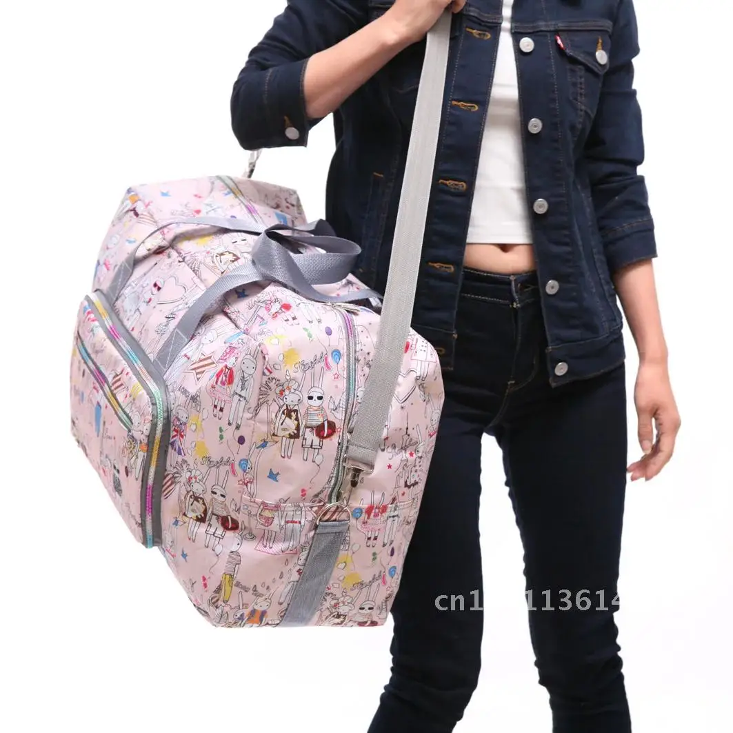 

Women Fashion Foldable Travel Bag Bags Large Weekend Camp Men's Business Shoulder Big Extra with Straps Travel Bag