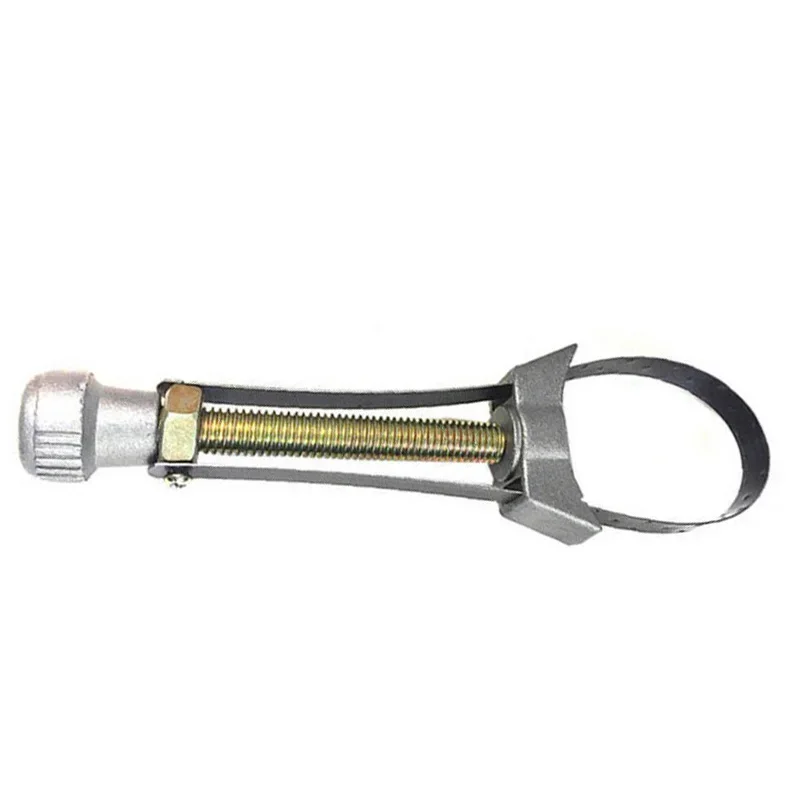 EAFC Car Oil Filter Removal Too Hand Tools Adjustable Automobile 60mm to120mm Diameter Steel Strap Wrench Spark Plug Repair Tool