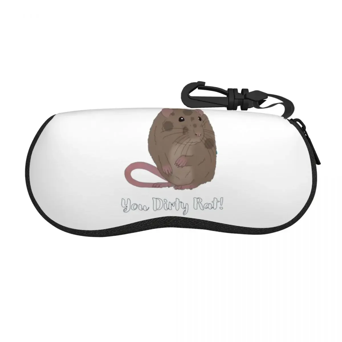 You Dirty Rat Shell Estuche para gafas Caja portátil para gafas de sol Mujeres Hombres Bolsa suave para gafas