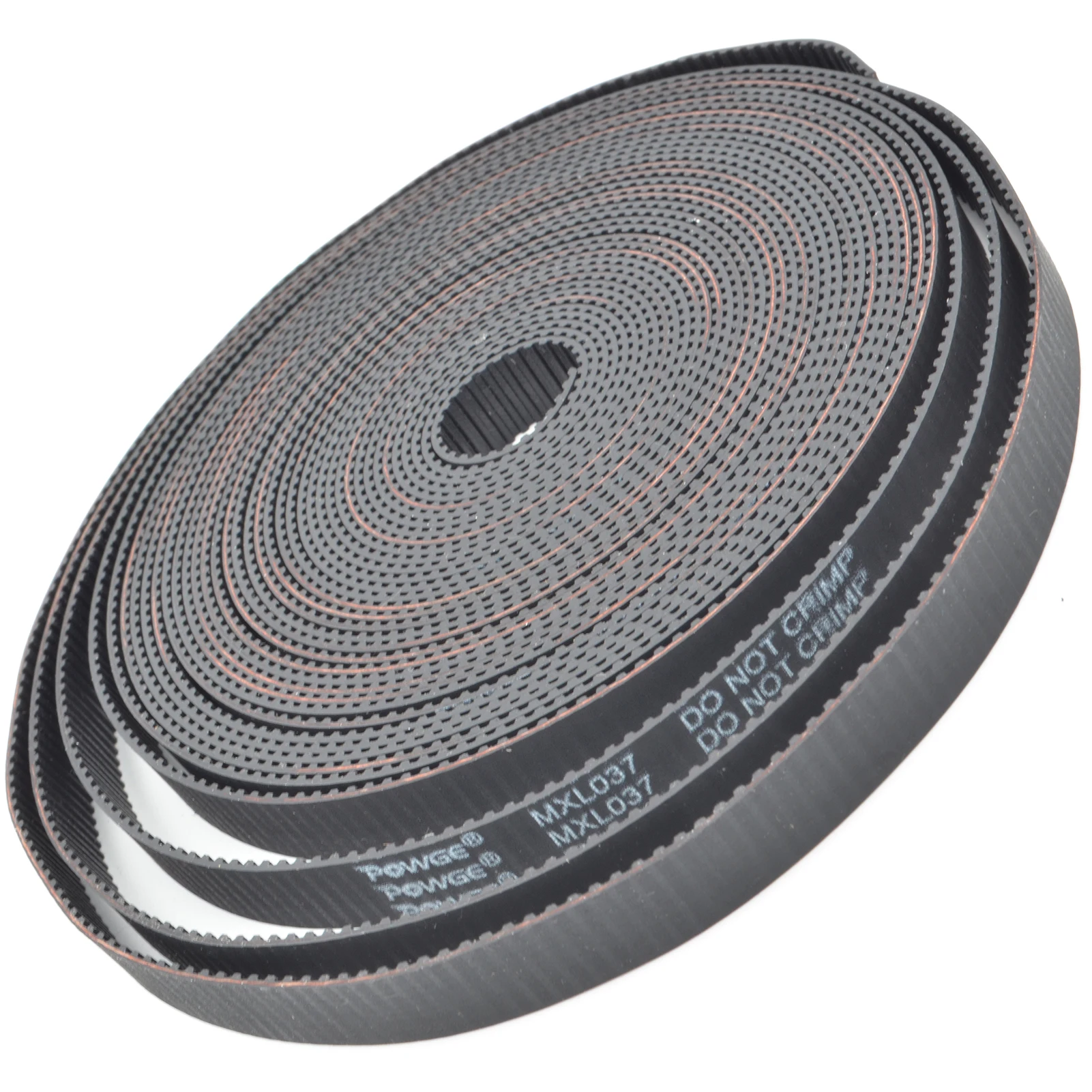 POWGE Trapezoidal Rubber MXL Open Timing belt Width 3-15mm Pitch 2.032mm Neoprene fiberglass PU Polyurethane Steel MXL Pulleys