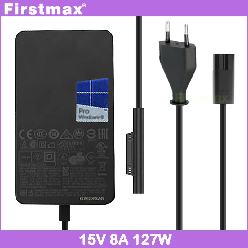 

15V 8A 127W 1932 Laptop charger for Microsoft Surface Studio 1 2 2+ 3 1964 1707 AC Adapter power supply