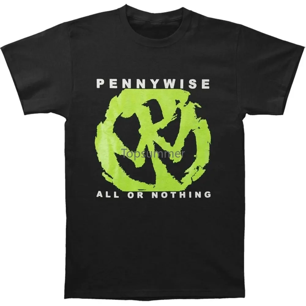 Pennywise Men'S All Or Nothing T-Shirt Black