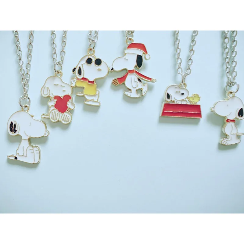 Snoopy Charlie Brown Brooch Anime Figures Cute Broochs Toys Anime Merchandise Decoration Children Birthday Gifts Christmas Gifts