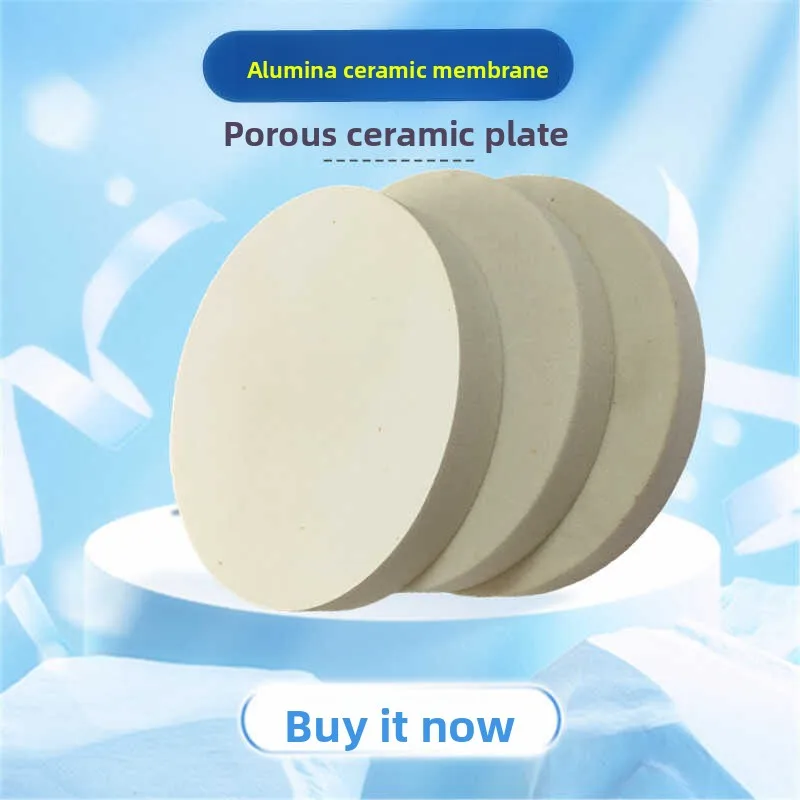 

10mm Thick Cylindrical Alumina Ceramic Membrane Microporous Filter Foam Ceramic for Scientific Research