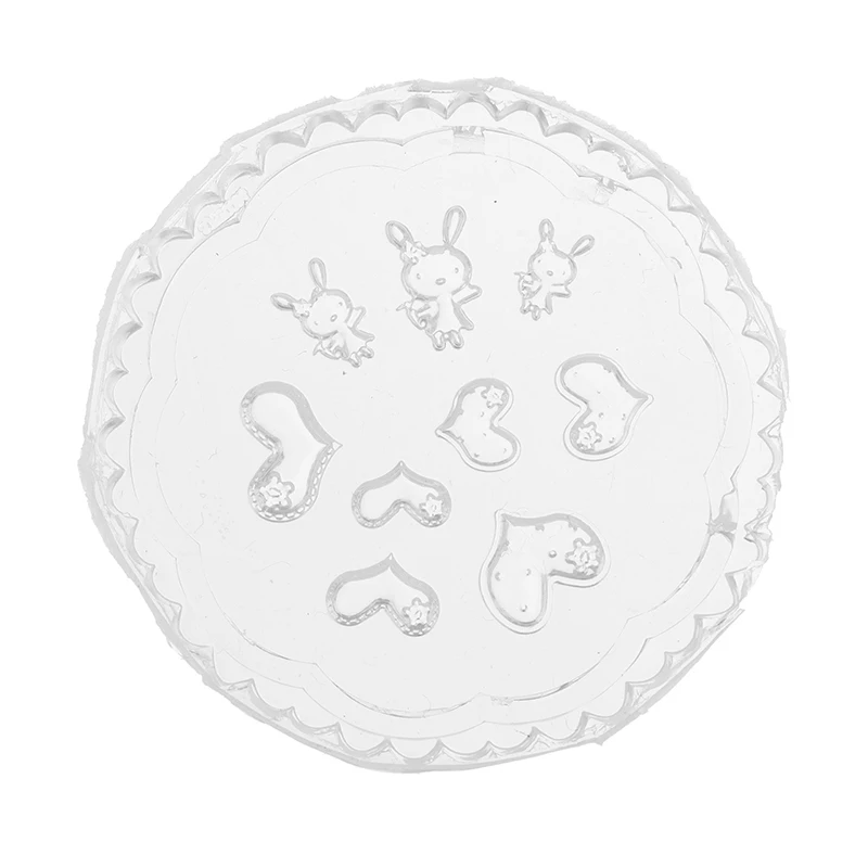 Heart Bunny Silicone Nails Mould Rabbits Beauty Nail Art DIY Handmade Tool Silicone Mold Manicure Decorations