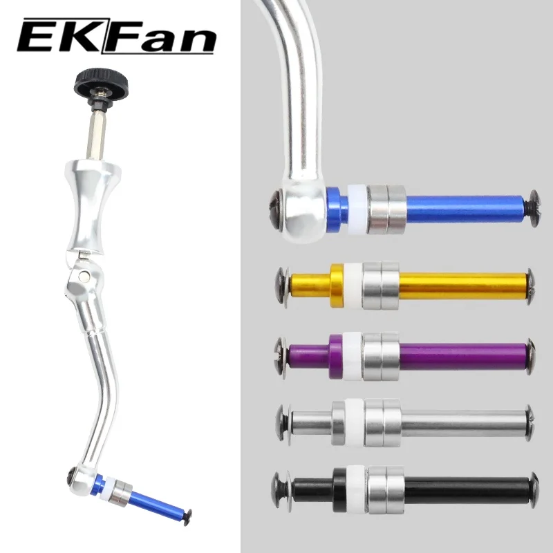 Ekfan Eje Carrete Spinning DAI/SHI – Mango Giratorio de Aluminio - imagen 4