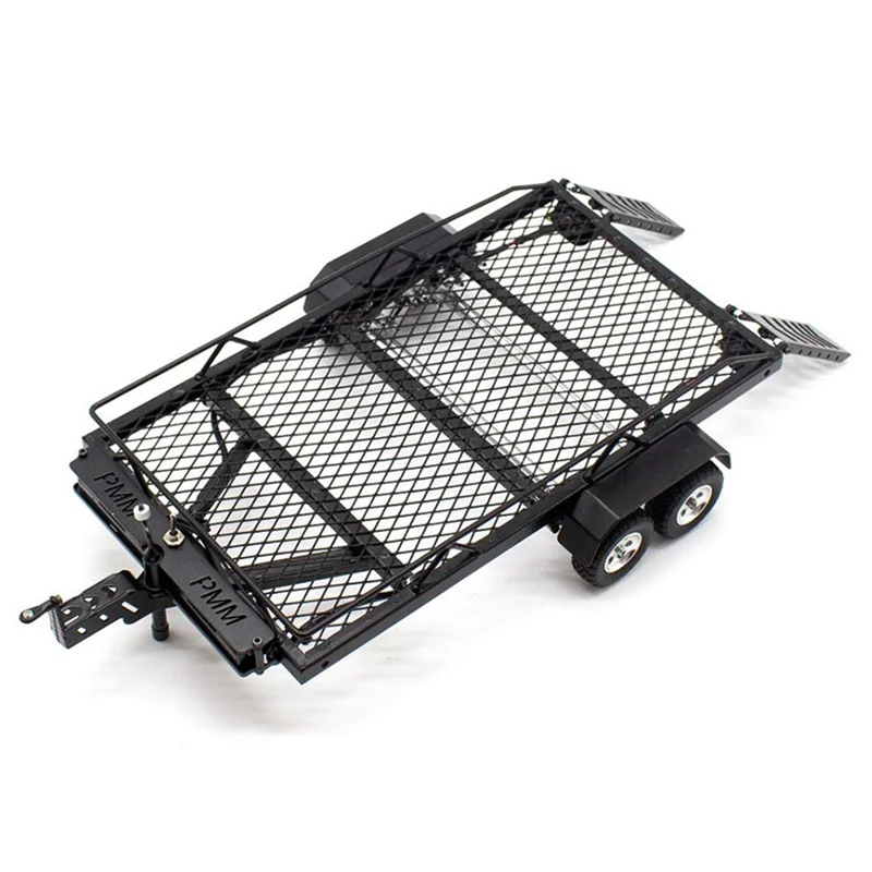 A04F-RC mejora de coche marco de remolque de elevación y bajada de Metal con Kit de grupo de lámparas para 1/18 Trx4m Scx24 Fms24 accesorios RC