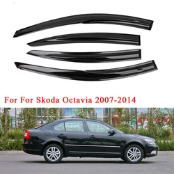 For Skoda Octavia 2007 2008 2009 2010 2011 2012 2013 2014 Side Window Visor Wind Sun Rain Smoke Guard Door Visor Awning Shelter