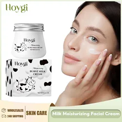 Milk Face Cream Brightening Anti Wrinkle Improve Dullness Fade Dark Spot Moisturizing Nourishing Shrink Pores Korea Cosmetics
