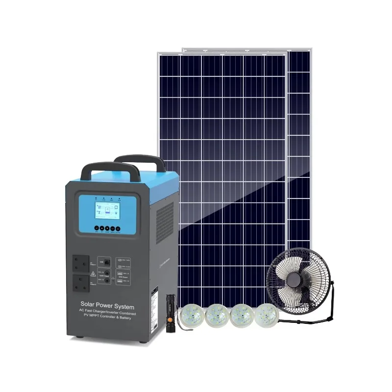 

【Best-selling】High Reliability Portable Solar Power Station 1KW Lithium Battery MPPT Monocrystalline Solar Generator with Panels
