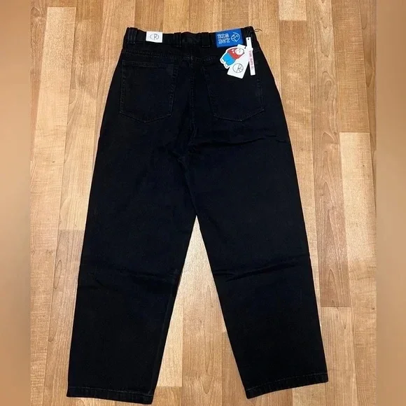 Hip Hop Y2K Polar Big Boy Jeans Pants Cartoon Graphic Embroidery Baggy Jeans Mens Womens Harajuku High Waisted Wide Trouser
