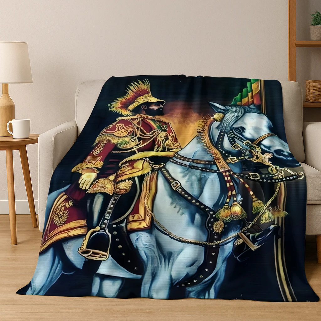 الجنسية الإثيوبية الأفريقية الفانيلا بطانية لينة بطانية دافئة للمنزل غرفة نوم مكتب السفر التخييم نزهة هدية لصديق