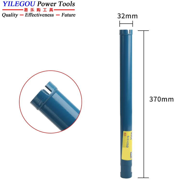 25 27 32 40 51 56 63 76 112 120 127 mm diamantboor. 370 450 mm droge diamantkernbit. 20-132 mm waterbetongatboor.