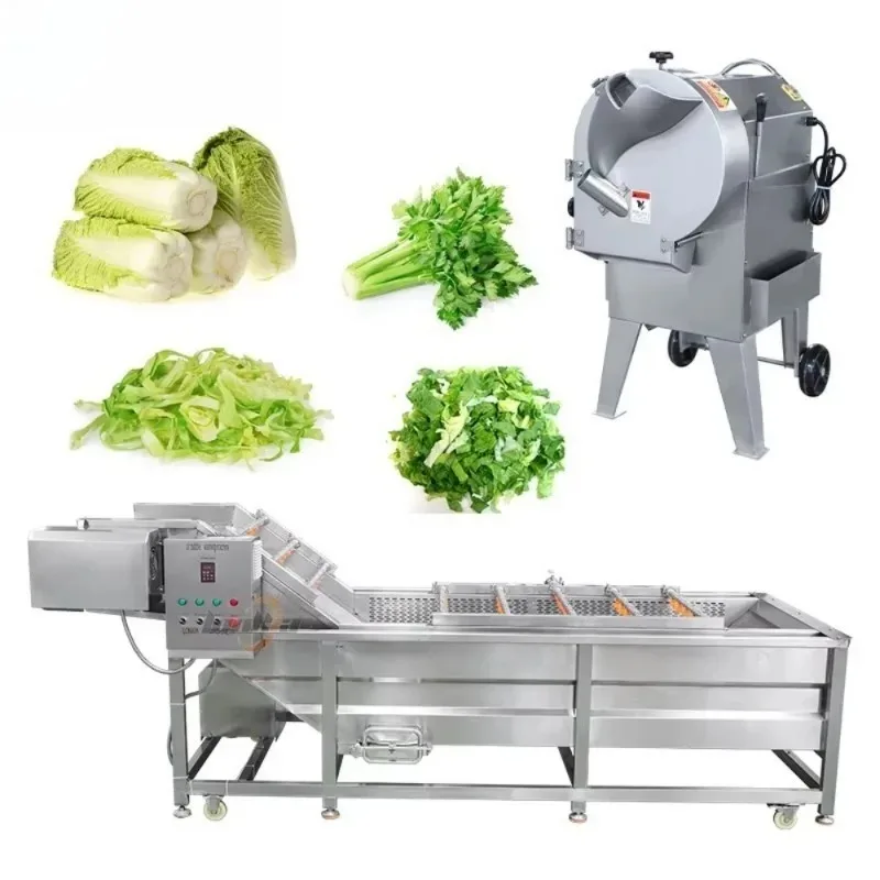 CE certification adjus  cutting size vege    small food factory cutting vege  washing line