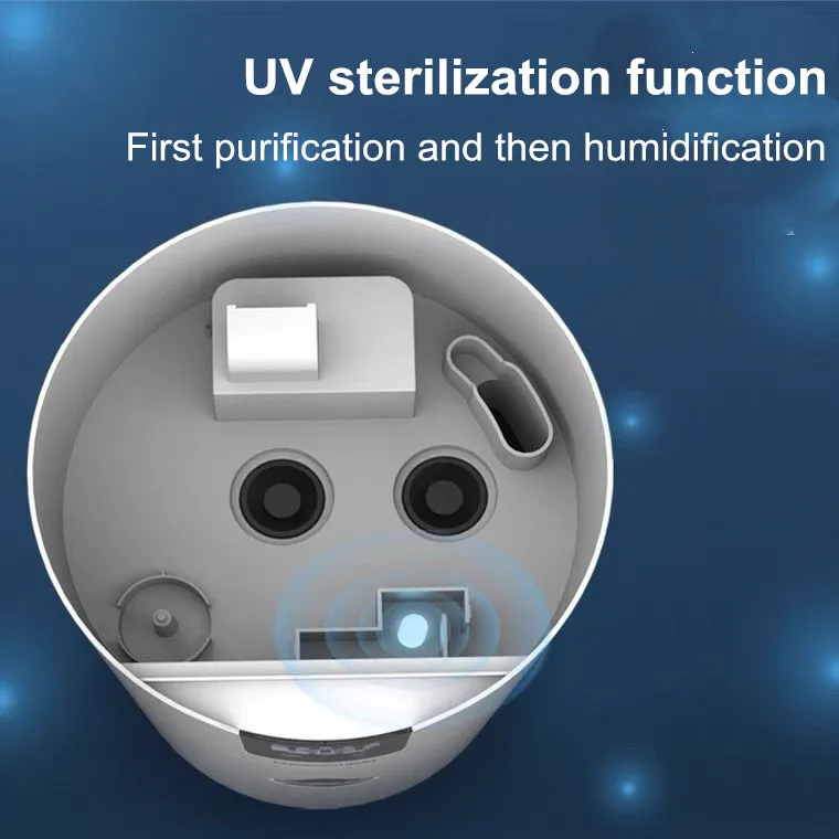 Humidificateur industriel à ultrasons, supporter ficateur d\'air commercial, atomisation à noyau, stérilisation intelligente, désinfection, 17l