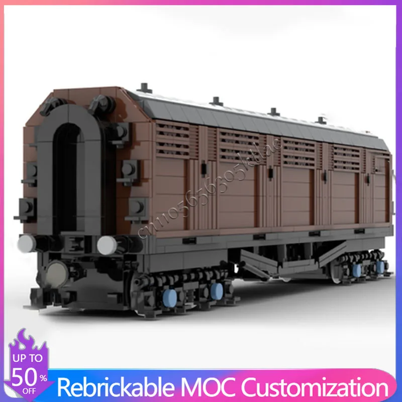 

1047 PCS Western Railway Milk Van Upgraded Version MOC Building Block Model Creative Children Assembly Diy Toy Christmas Gifts
