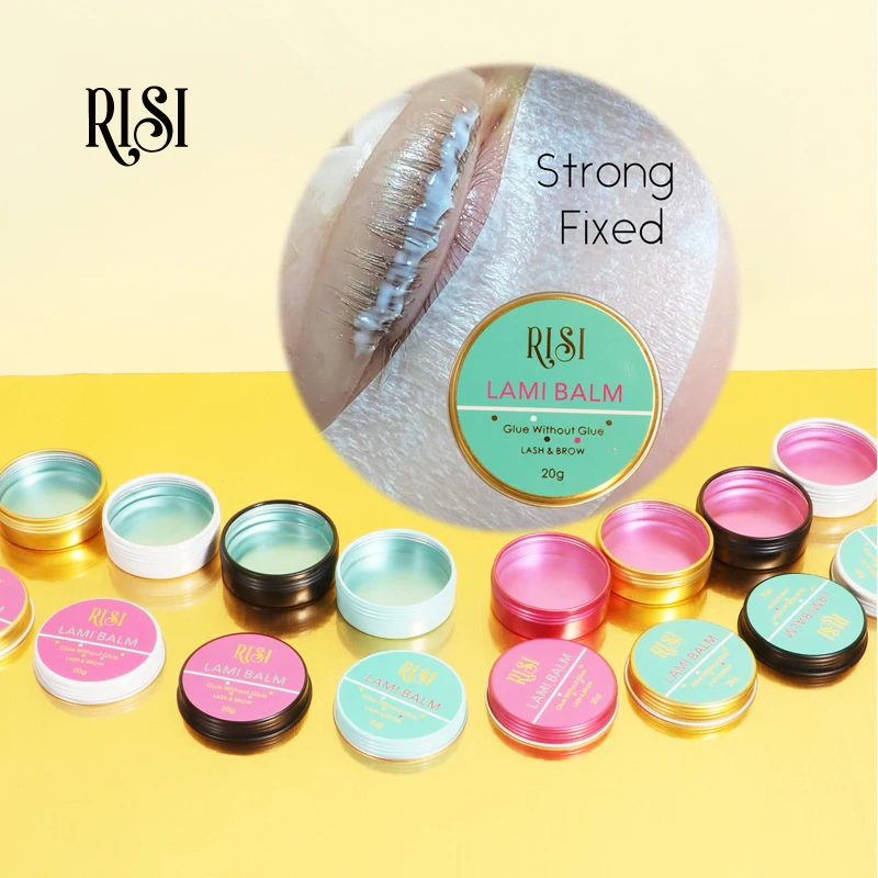 Free Wholesale Strong Sticky Lash Lift Balm Eyelash Lift Glue Wax No Irritating Lash Lift Glue Balm Korea LAMI Glue Balm