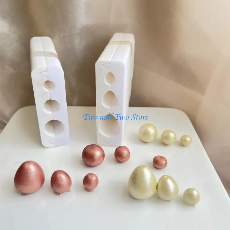 HX6F Clay Bead Mould Tool 3 Size for Creating Round Craft Beads