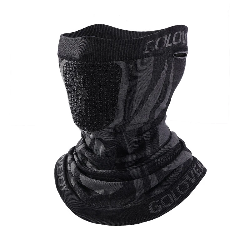 Thermal Face Bandana Mask Cover Neck Warmer Gaiter Bicycle Cycling Ski Tube Scarf Hiking Breathable Masks Print Women Men Winter