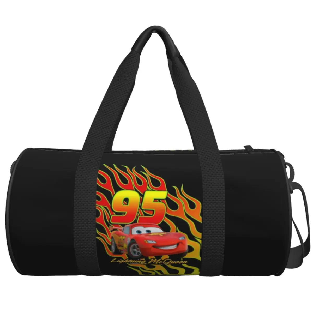 

Travel Bag Lightning McQueen Cars Speed Gym Bag Cartoon Portable Sports Bags Large Training Handbag Fitness Bag For Couple