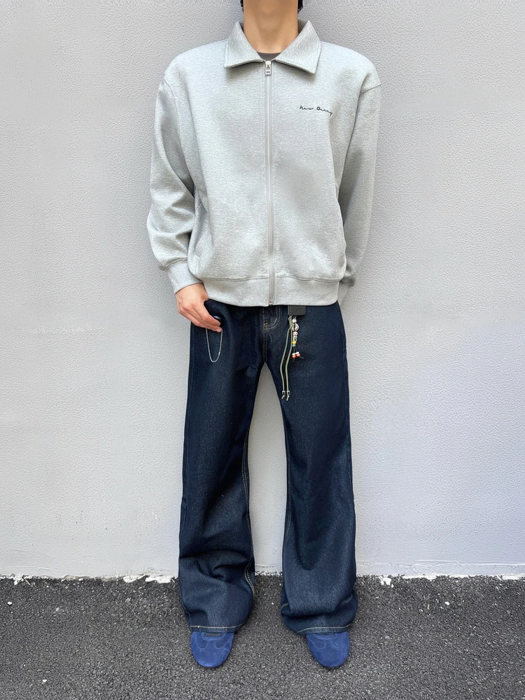 

Мужские джинсы Cleanfit American Sle в стиле ретро, темно-синие, с вышивкой, прямые, слегка расклешенные, зауженные, оригинальные, длинные брюки