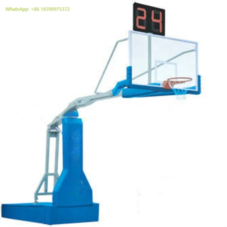 Adjustable Sports Training Equipment Outdoor in Ground Basketball Hoop Stand