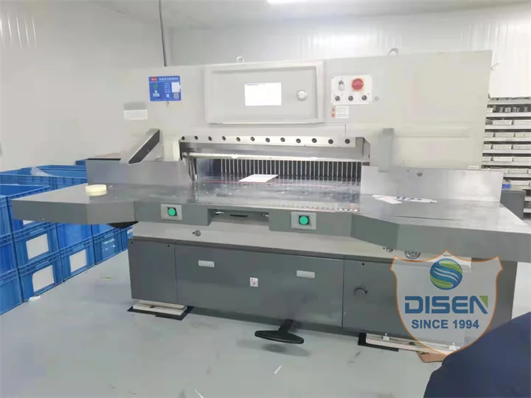 1150 Hydraulic Computerized Automatic Paper Guillotine Cutting Machine 3knife 220V Format A3/A4