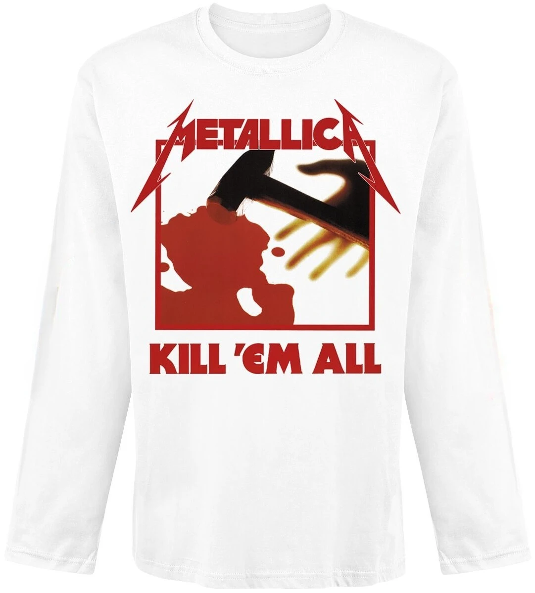 Kill 'Em All _ قميص ميتاليكا بأكمام طويلة مع قلنسوة لخريف وشتاء 2026 فاخر راقي لكل من الرجال والنساء قميص Y2k #2