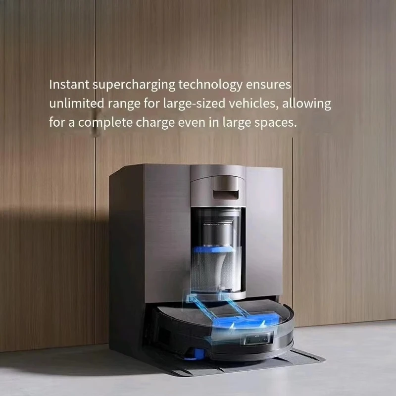 Cyclone Robot Vacuum Cleaner with High-Temp Washing Efficient Electric Cleaning for Household