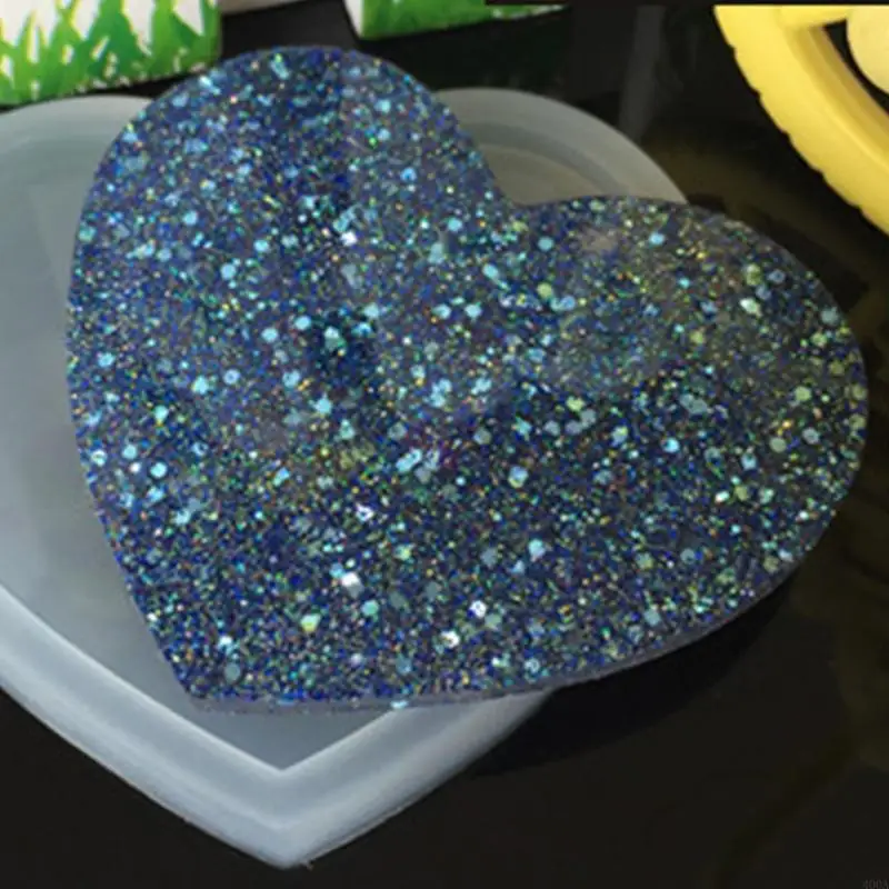 

400A DIY Silicone Heart Pendant for Creative Mold Handmade Making Jewelry Resin Casting Craft Tool Great for Making Coa