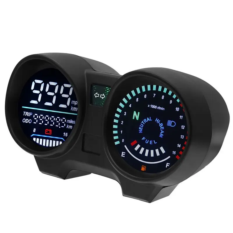 Motorcycle Speedometer LED Digital Dashboard Electronics Panel For Brazil TITAN 150 Honda CG150  Fan150 2010 2012 image 3