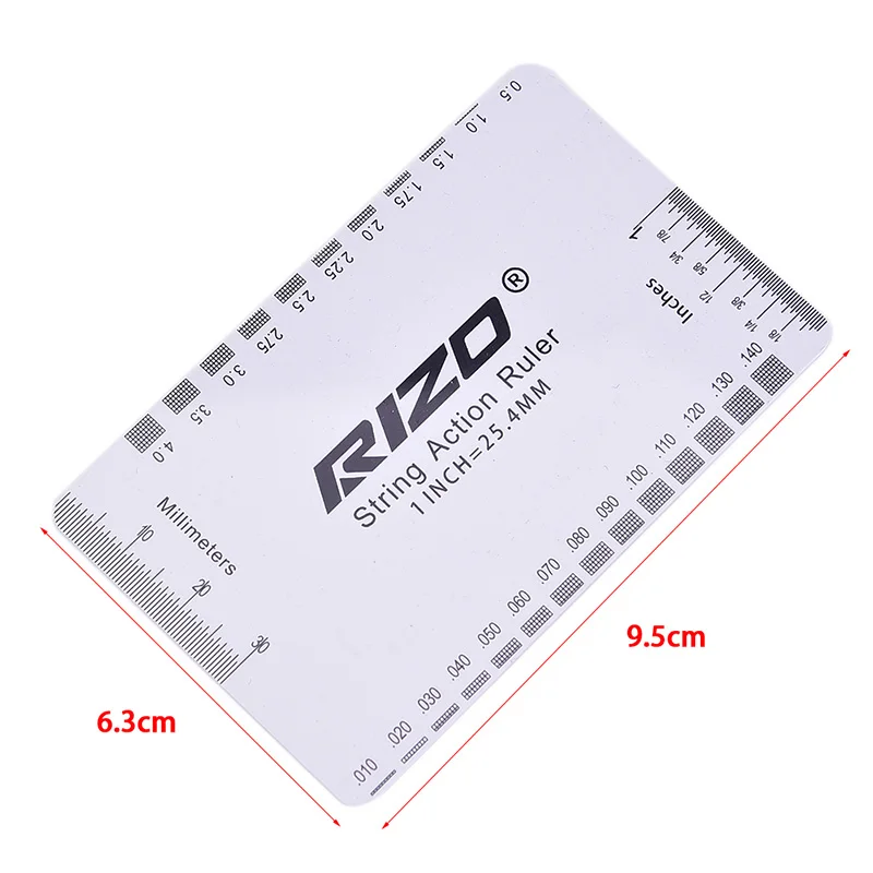 Guitar Accessories Measuring Ruler for Guitar Electric 95*63mm Stainless Steel