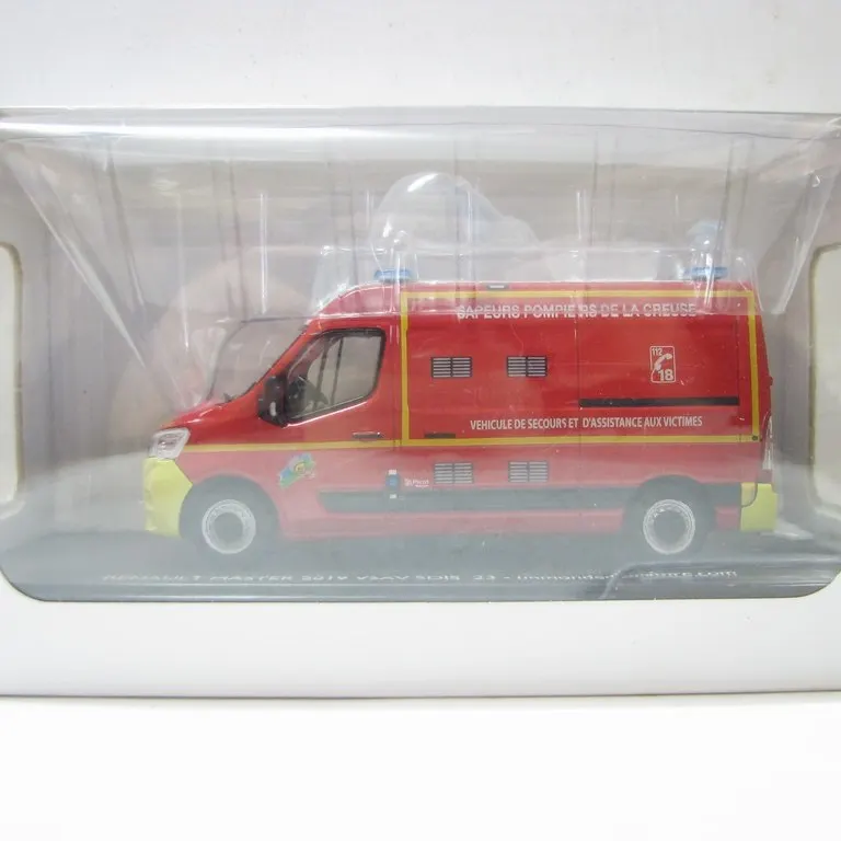 

Diecast ELIGOR 1:43 Scale RENAULT MASTER 2019 VSAV SDIS 23 Ambulance Alloy Car Model