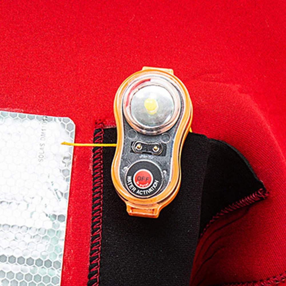 

LED Life Jacket Light - Waterproof Safety Locator for Swimming & Sea Fishing