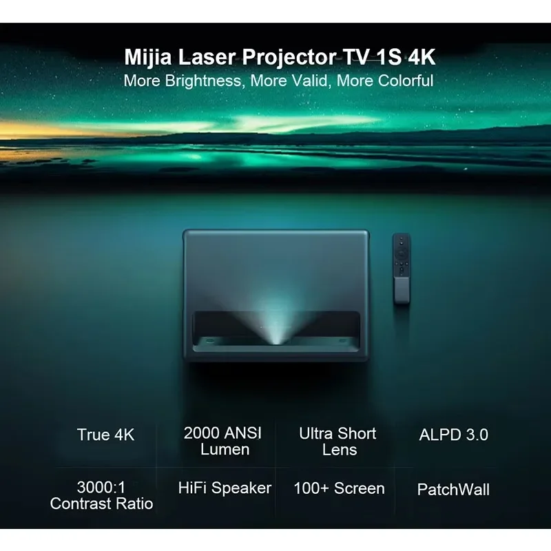 4k Projector Ultra Short Throw Laser Projector with 3840x2160p Android 4K Home Cinema projector