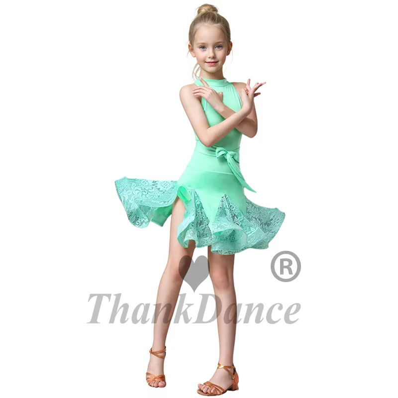 Mädchen Latin Dance Kleid für Mädchen Ballsaal Kinder Tanz Kostüm Salsa Kinder Tango Kleider Tanzen Kleidung Kinder Tanz Tragen