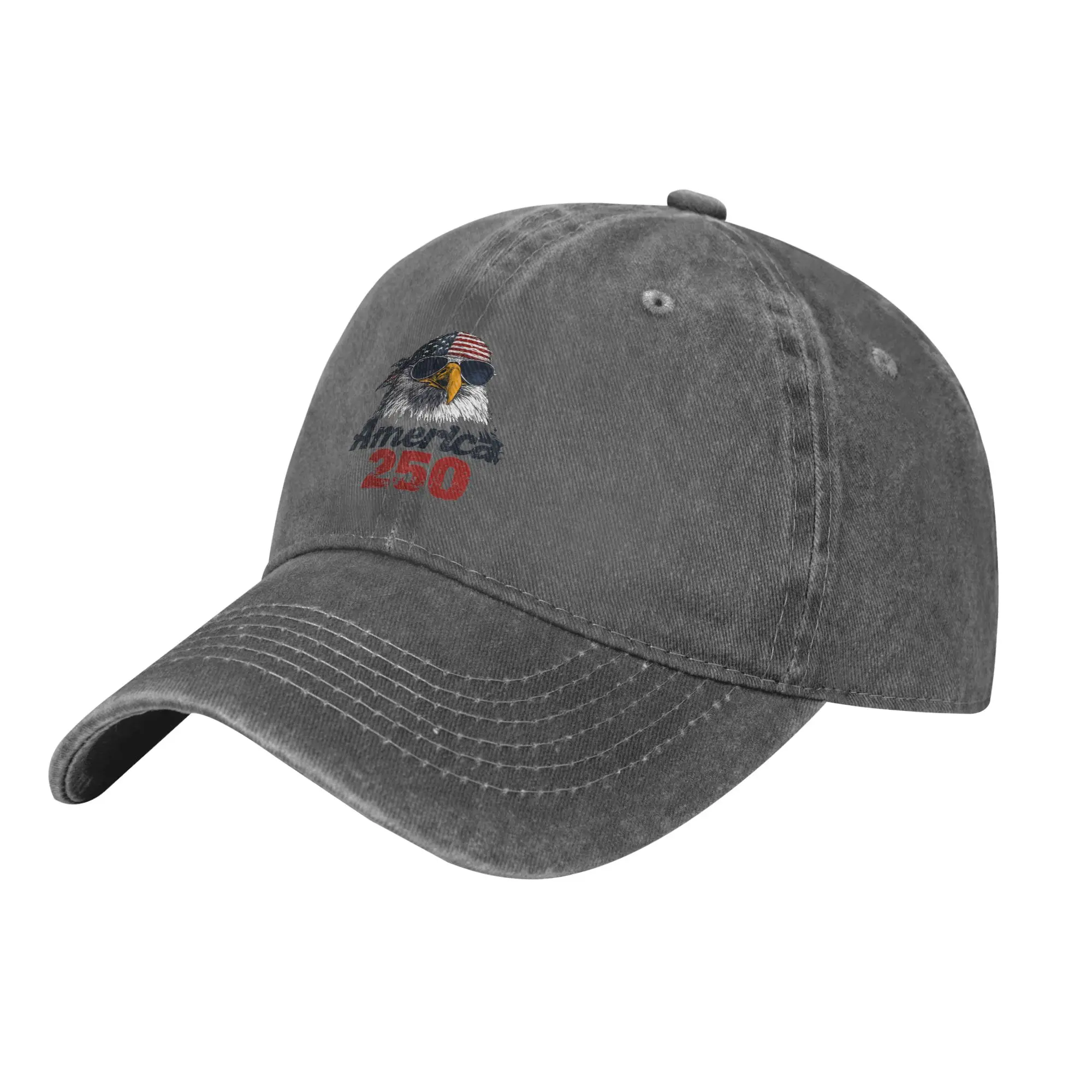 Vintage Eagle America 250th Baseball Cap for Men Women Distressed Washed Sun Cap  Outdoor All Seasons Travel Gift Hats Cap