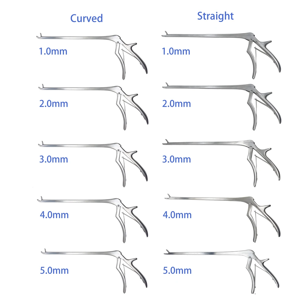 Orthopedics Pet Surgical  260mm Nucleus Pulposus Forceps Bone Forceps Width 1mm-5mm Veterinary Instrument