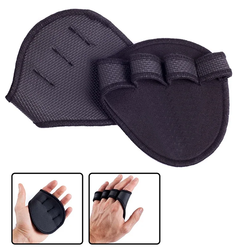 2pcs/set Sports open finger protection anti slip lifting palm protection pad fitness protective equipment Sports Hand Protector