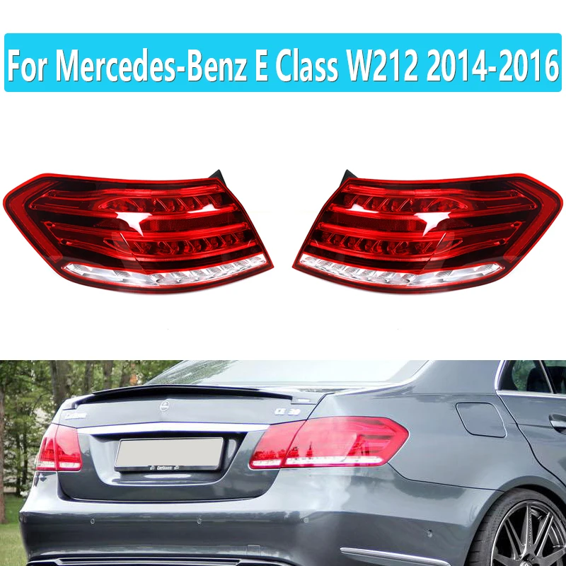 Red Rear Car Outer LED Tail Light Brake Light For Mercedes-Benz E Class W212 E200 E240 E260 E280 E300 2014 2015 2016 2129060203