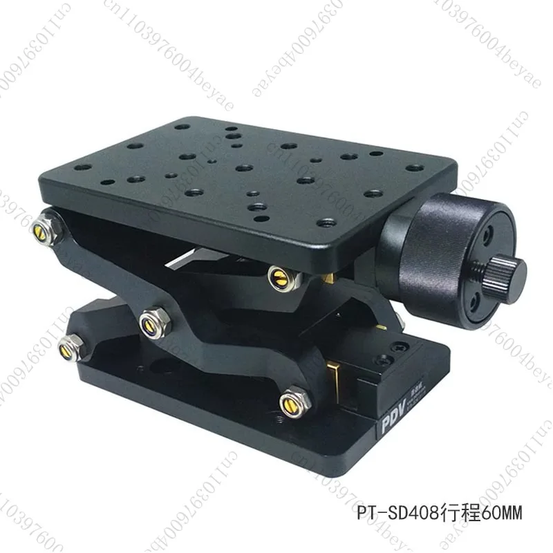 

PT-SD408S High Precise Manual Lift Z-axis Manual Lab Jack Elevator Optical Sliding Lift lifting platform 60mm Travel