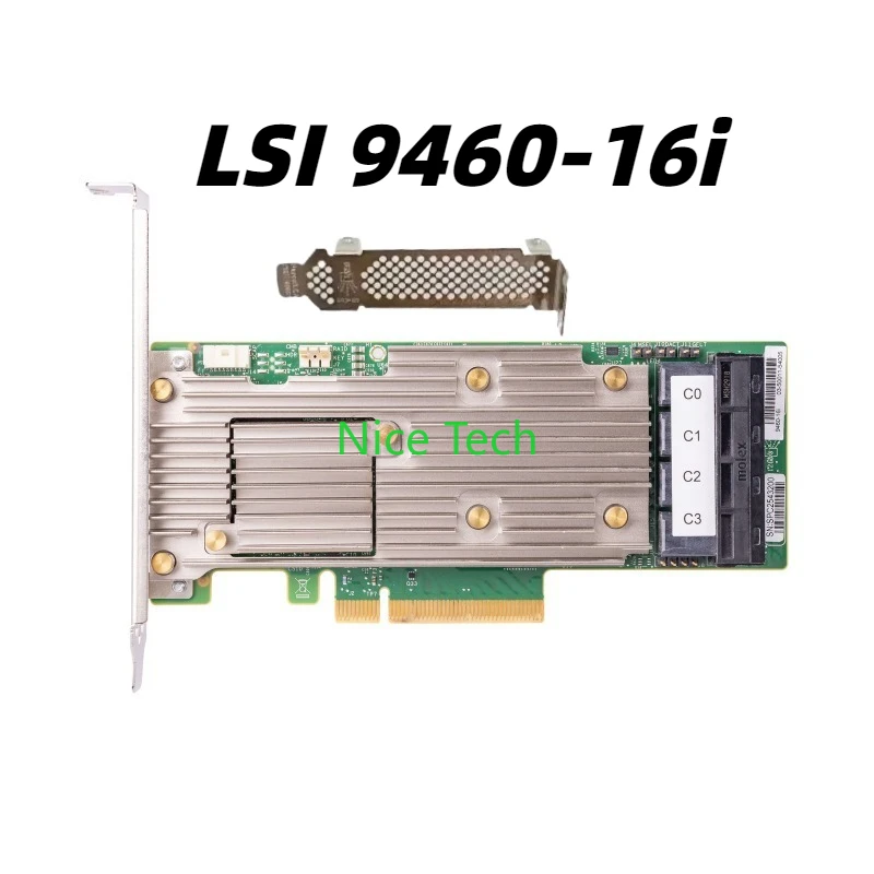 

Контроллер LSI MegaRAID SAS 9460-16I 4G, 9460-8I 12GB, 9440-8i 12Gb для RAID-массивов