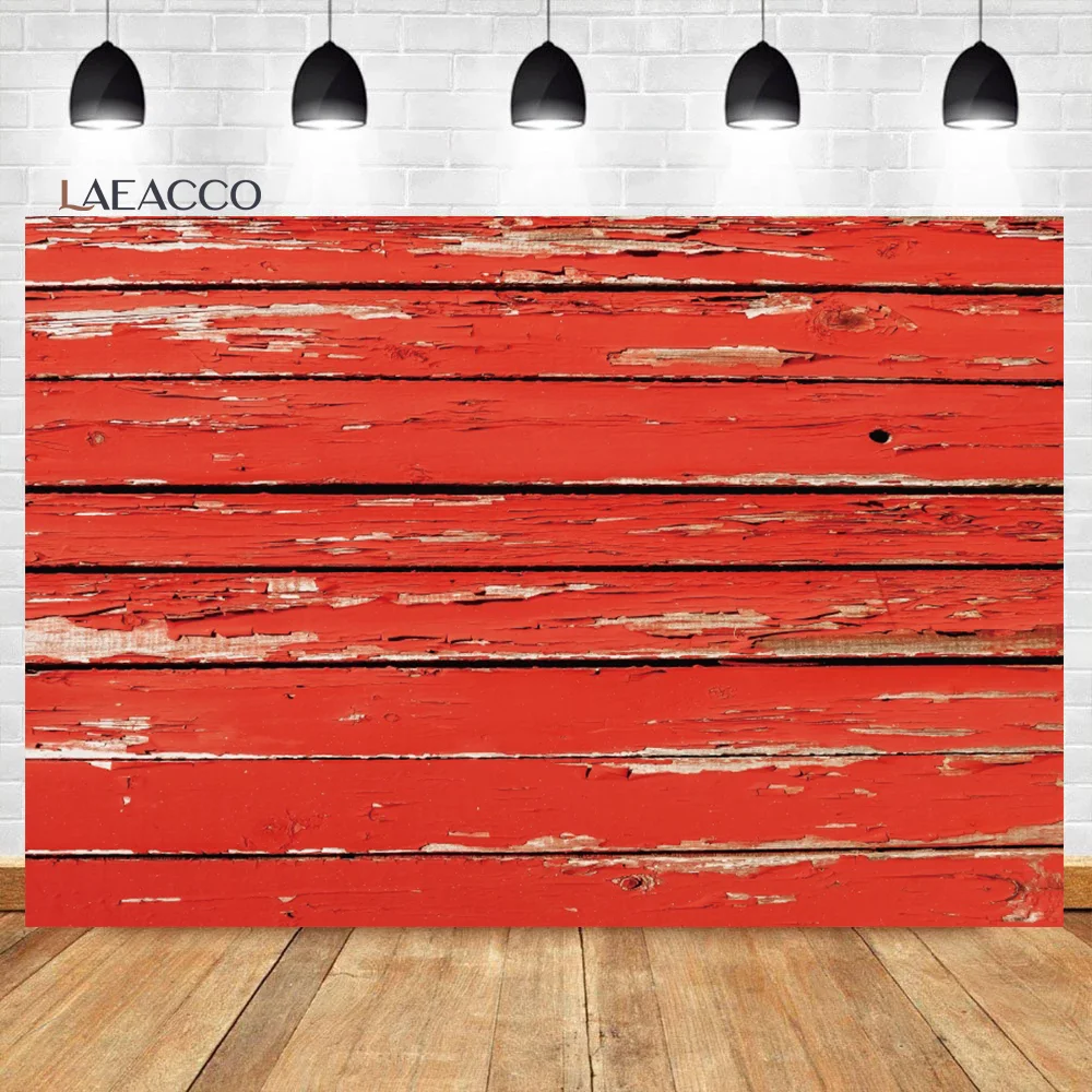 

Laeacco Painted Red Old Wood Plank Background Rustic Marks Grunge Weathered Wooden Wall Adult Kids Portrait Photography Backdrop