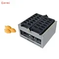 Electric commercial taiyaki fish shaped waffle maker with non-stick coating