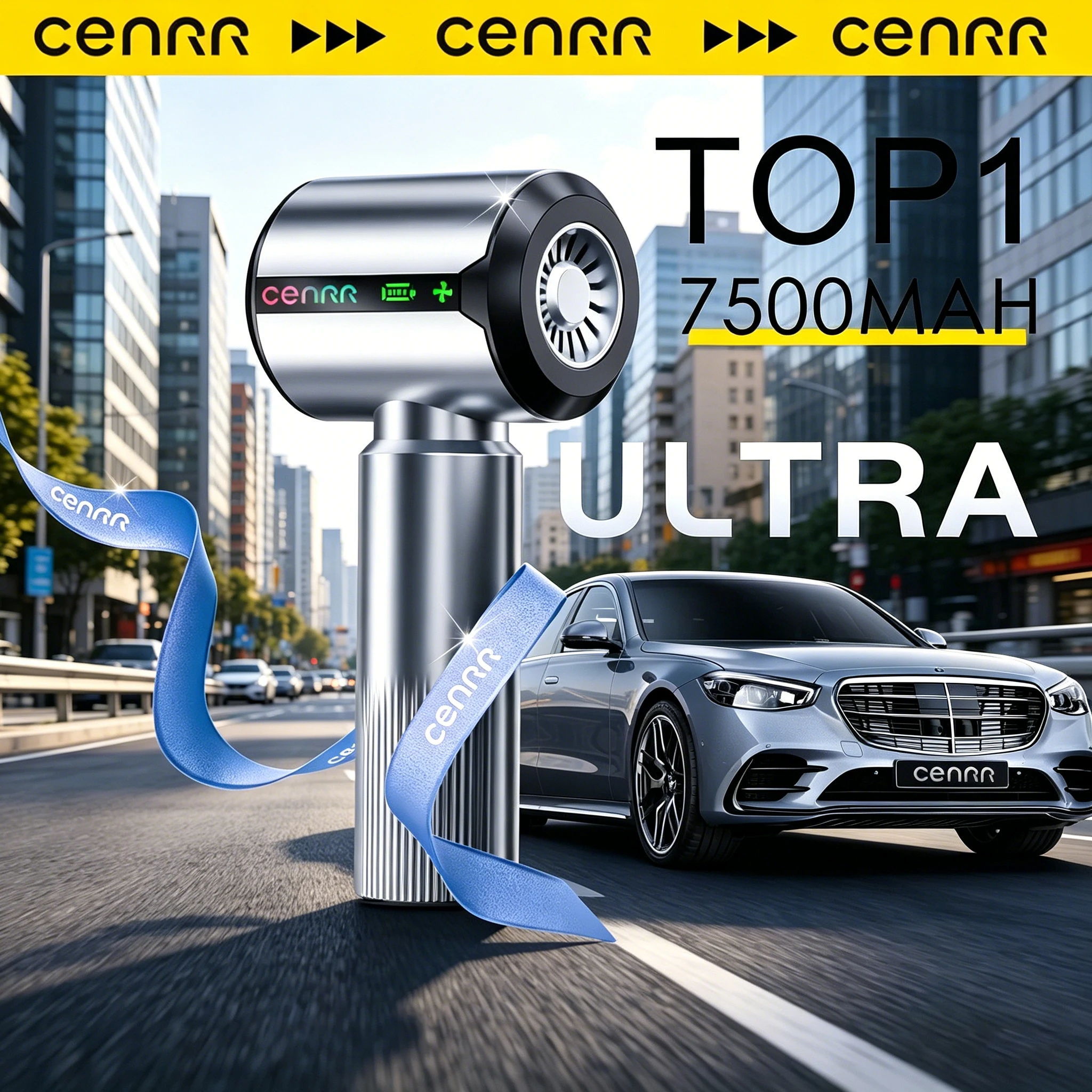 CENRR New Car Vacuum Cleaner High Suction Powerful Wireless Portable Car Cleaner for Home Gift a Birthday Christmas Present