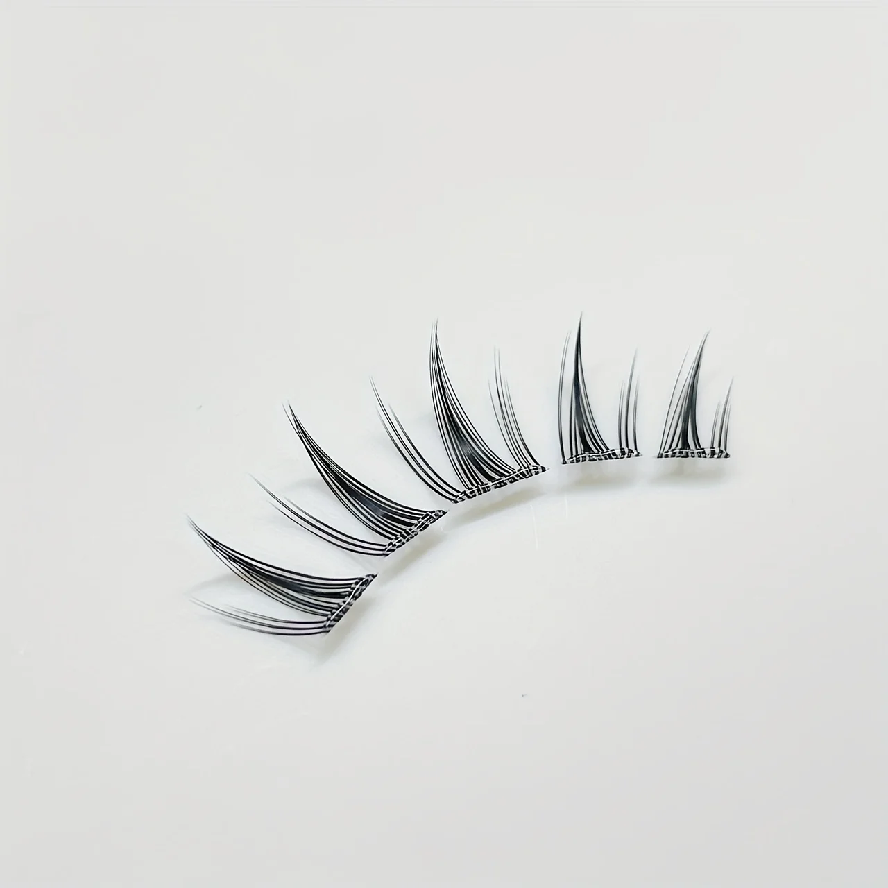 Mixiaohe Smart Sunflower DIY False Eyelashes 100 Clusters 60 Clusters 10-13mm No Glue Needed, Comes with Adhesive Strips, Sweet and Photogenic Style for Beginners