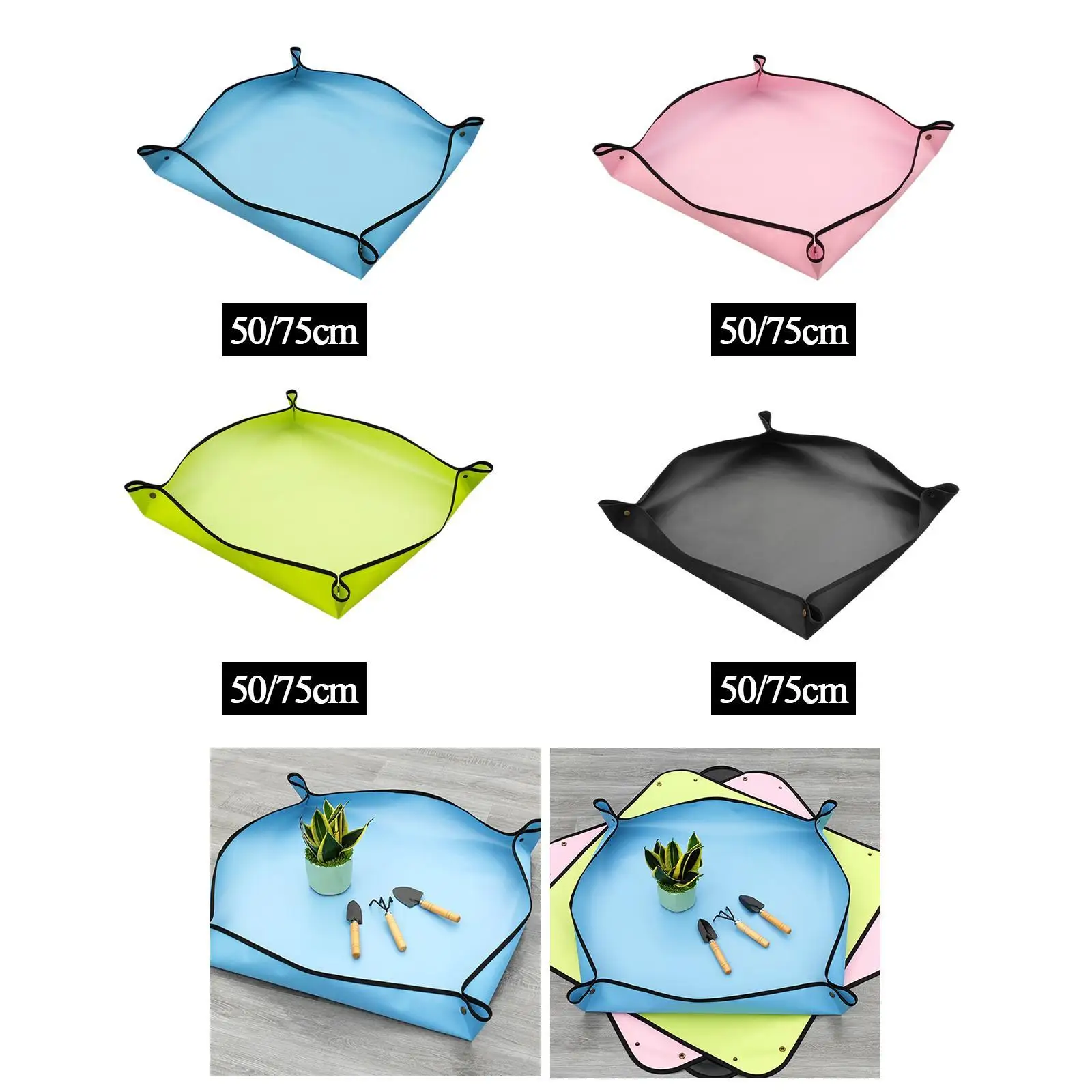 

Plant Repotting Mat Durability Easy to Clean Professional Reusable Practical Multifunctional Gardening Tool Transplanting Mat