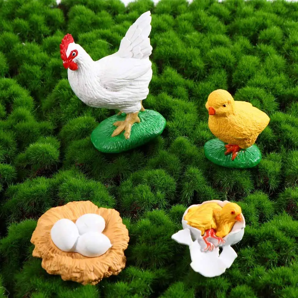 Butterfly Growth Cycle Chicken Spider Insect Animals Simulation Animals Life Cycle Figurine Growth Cycle Model Action Figures