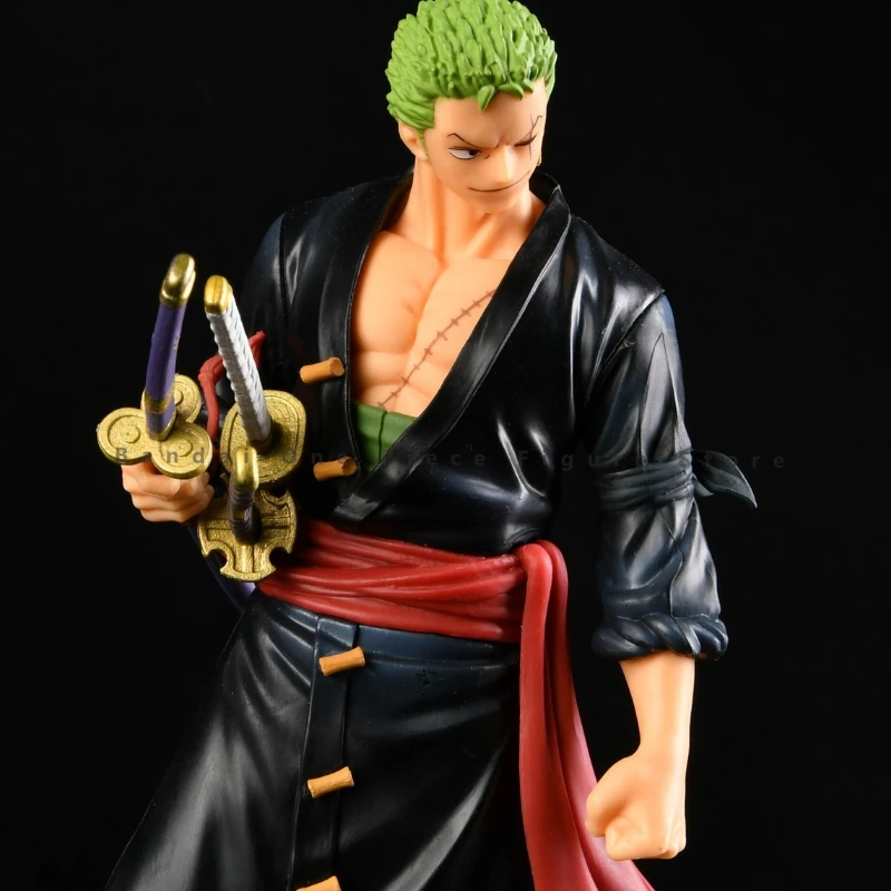 In magazzino originale Bandai DXF THE GRANDLINE MEN Wano Zoro Action Figures giocattoli di animazione regali modello Collector Anime